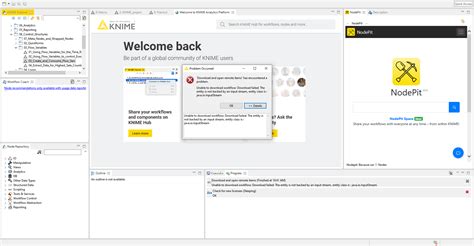 Can't open example workflow - KNIME Analytics Platform - KNIME Community Forum