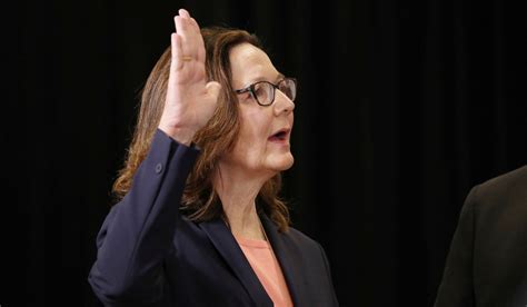 Gina Haspel Sworn In At CIA Director, First Female Director | National ...