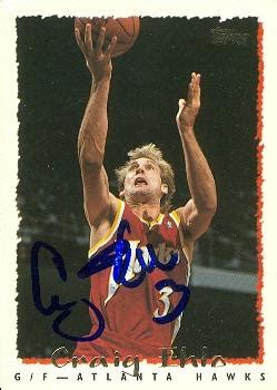 Craig Ehlo autographed Basketball Card (Atlanta Hawks) 1994 Topps #143