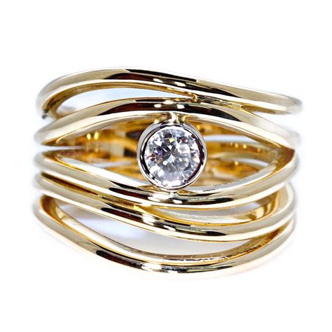 18k Yellow Gold Diamond Set Dress Ring | Shadwicks Fine Jewellery