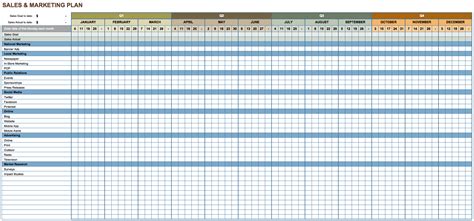 Marketing Schedule Template Excel – printable schedule template