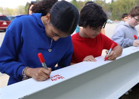 School community leaves its mark on future Iroquois Middle School ...