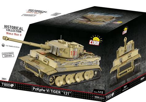 'COBI Historical Collection 2801 - Tiger Panzer 131 - Executive Edition, Maßstab 1:12 (70 cm ...