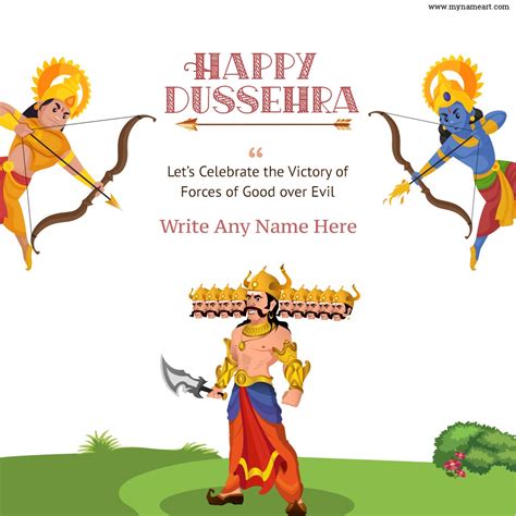 Dussehra Customizable Template for WhatsApp, Instagram Wishes