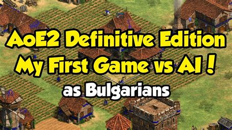 AoE2 Definitive Edition - My First game! - YouTube