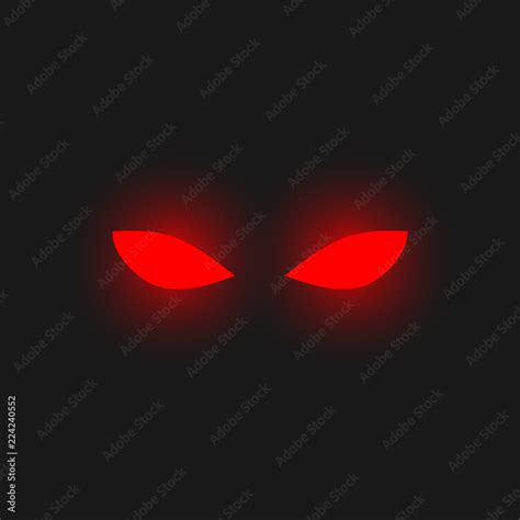 Red eyes. Vector. Stock Vector | Adobe Stock