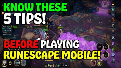 Know This BEFORE Playing RuneScape Mobile! - New Player Tips! - YouTube