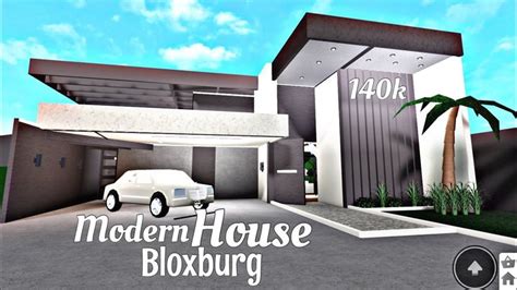 Modern House Build | Roblox Bloxburg | NO large plot | Fairy Wairy - YouTube | Modern house ...