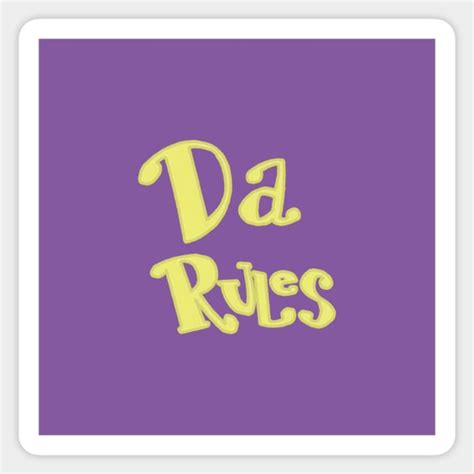 Da Rules - Fairly Oddparents - Sticker | TeePublic