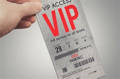 VIP Event Ticket - 15+ Examples, Format, Apple Pages, Illustrator, Photoshop, Word, Publisher ...