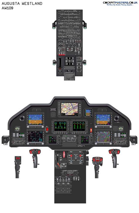 Augusta Westland 109 Cockpit Poster - CockpitPosters.co.uk