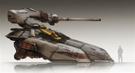 ArtStation - Hover Tank (dieselpunk project)