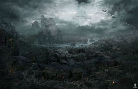 Post-apocalyptic city, destroyed and overgrown. You don't want to be outside when the night ...