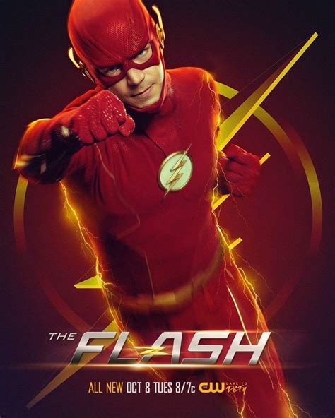 Kid Flash, Flash Show, Dominic Purcell, The Flash Poster, New Poster, Large Poster, Wally West ...