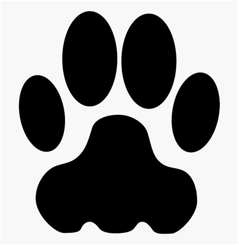 Dog Paw Prints Dog Paw Print Clip Art Free Download - Bulldog Paw Print Clip Art, HD Png ...