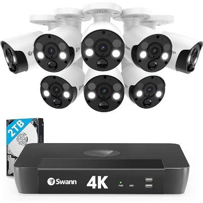 Swann Pro 4k Ultra Hd 8 Channel Security Camera Surveillance System ...