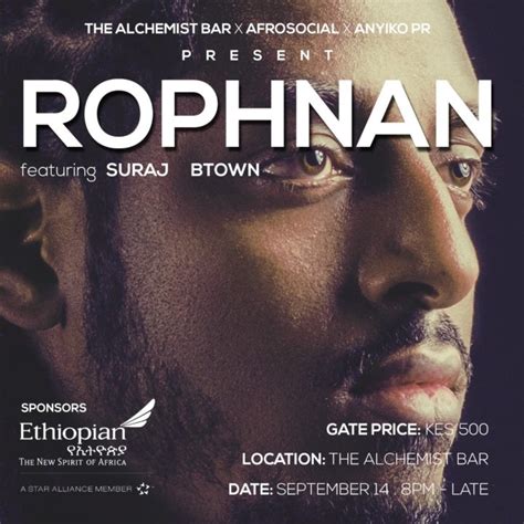 Ethiopian Electronic Music Star Rophnan to headline show in Nairobi