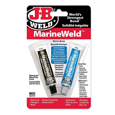 J-B WELD Marineweld Waterproof Epoxy Adhesive in Two Tubes 28.4 g 8272CAN | RONA