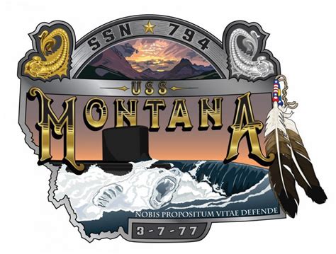 Official Emblem of Future USS MONTANA Infused with History and Culture (posted 1/25/19) - USS ...