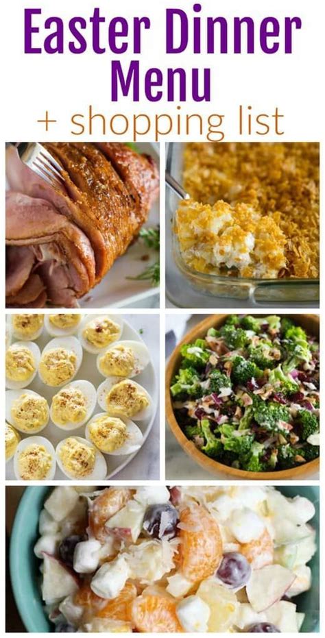 List Of Easter Dinner Menu Items Ideas - Recipe Collection