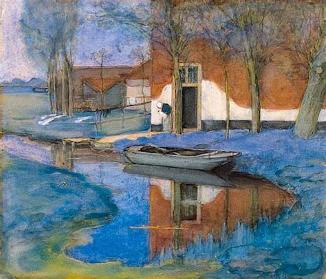 Piet Mondrian (Amersfoort, 7 marzo 1872 – New York, 1º febbraio 1944) A Farm House 1901 ...