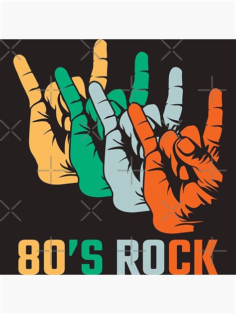 "80s Rock - 80s Rock Band" Poster by Phenix-Boutique | Redbubble