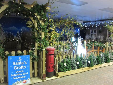 Santa grotto is ready! Longacres Christmas Open Evening 2013 | Office christmas decorations ...