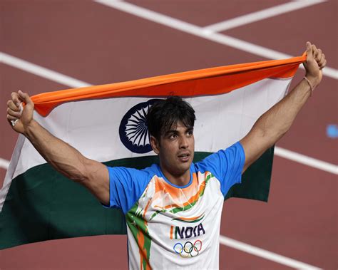 Today Photo: Neeraj Chopra, of India celebrates winning the gold medal ...