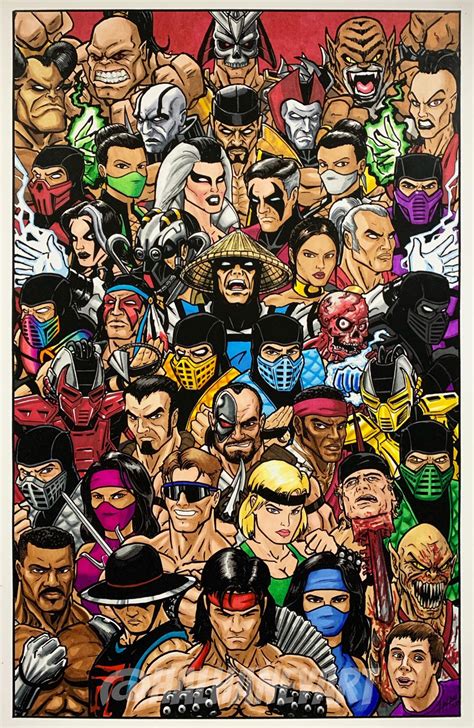 Mortal Kombat Roster by Hal Haney : MortalKombat