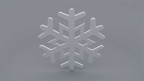 snowflake 3D model | CGTrader