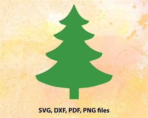 Christmas Tree SVG File Christmas Tree Cut File Png