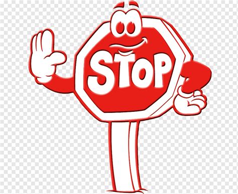 Stop Sign Cartoon Image