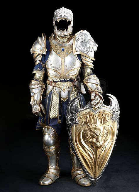 King Llane's (Dominic Cooper) Battle Armor with Shield - Current price: $60000