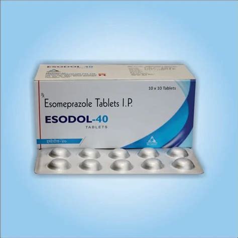 Esomeprazole 40mg Tablets at Rs 600/box | Esomeprazole Tablet in Panchkula | ID: 15434535448