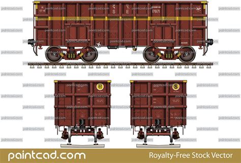 High-sided goods wagon BOXNR-HS type by Indian Railways | Indian railways, Best wagons, Railway