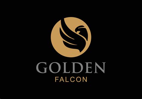 symbol icon golden falcon logo design inspiration. 6488750 Vector Art ...