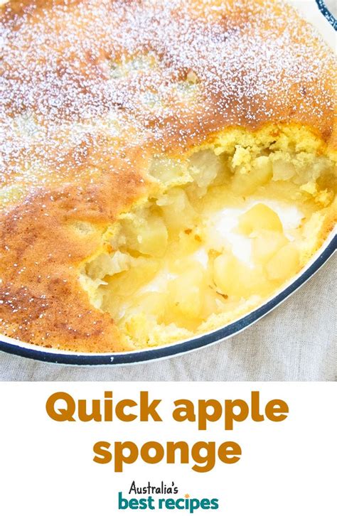 Quick Apple Sponge | Recipe | Apple recipes easy, Sweet recipes ...