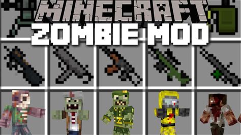 Minecraft ZOMBIE APOCALYPSE MOD / SAVE THE VILLAGERS EDITION!! Minecraft - YouTube