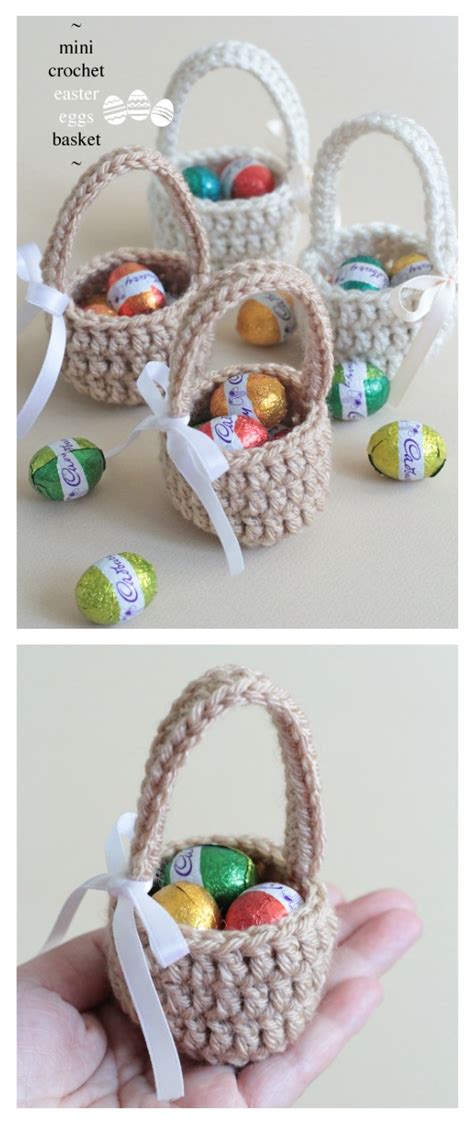 10+ Crochet Easter Basket Free Patterns