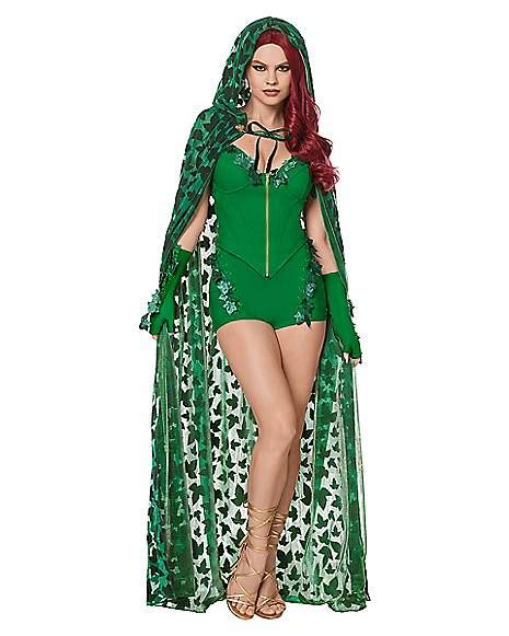 Adult Poison Ivy Costume Bundle - DC Villains - Spirithalloween.com