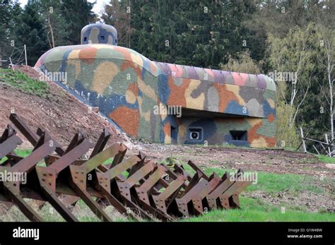 Military fortifications, bunker, fort, borders, war, gun Stock Photo ...