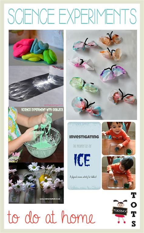 Science Experiments to do at home Science Experience, At Home Science ...