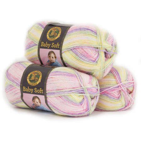 Lion Brand Babysoft Baby Yarn, 3pk - Walmart.com - Walmart.com