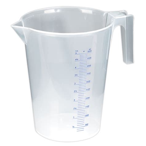 Measuring Jug Translucent 5L - Huttie