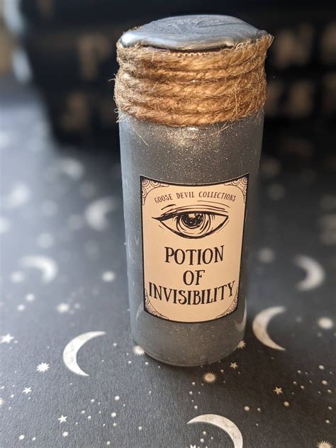 Potion of Invisibility Color Changing Potion Dnd Potion - Etsy