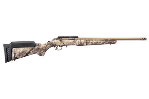 Ruger American Rimfire 22 Magnum 18 Inch Threaded Barrel in Bronze Cerakote `Go Wild ...