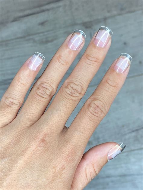 Short length square soft gel full coverage nail tips | Etsy