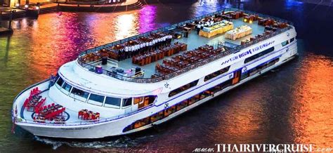 White Orchid River Cruise Dinner Cruise in Bangkok Thailand | River cruises, Dinner cruise ...