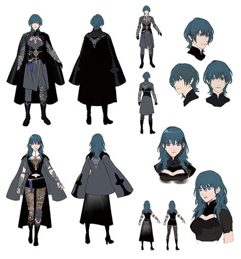 Byleth Concept Art from Fire Emblem: Three Houses #art #artwork #gaming ...