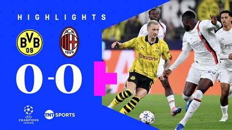 Borussia Dortmund v AC Milan highlights: UEFA Champions League action ...